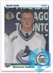 2018 Upper Deck Draft Day Top Draft Pick Henrik Sedin #Draft-30